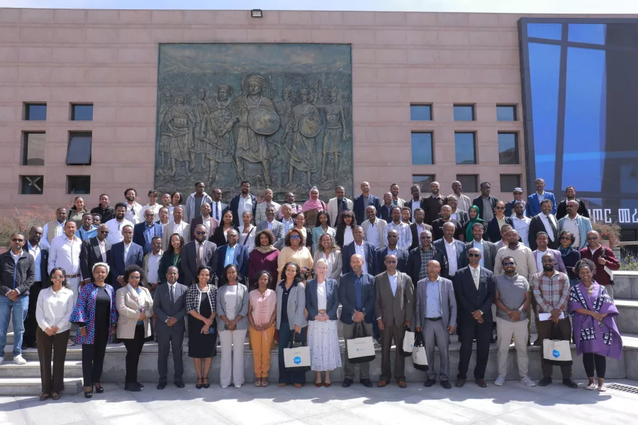 The partners during the Power for Food Partnership launch event in Ethiopia.