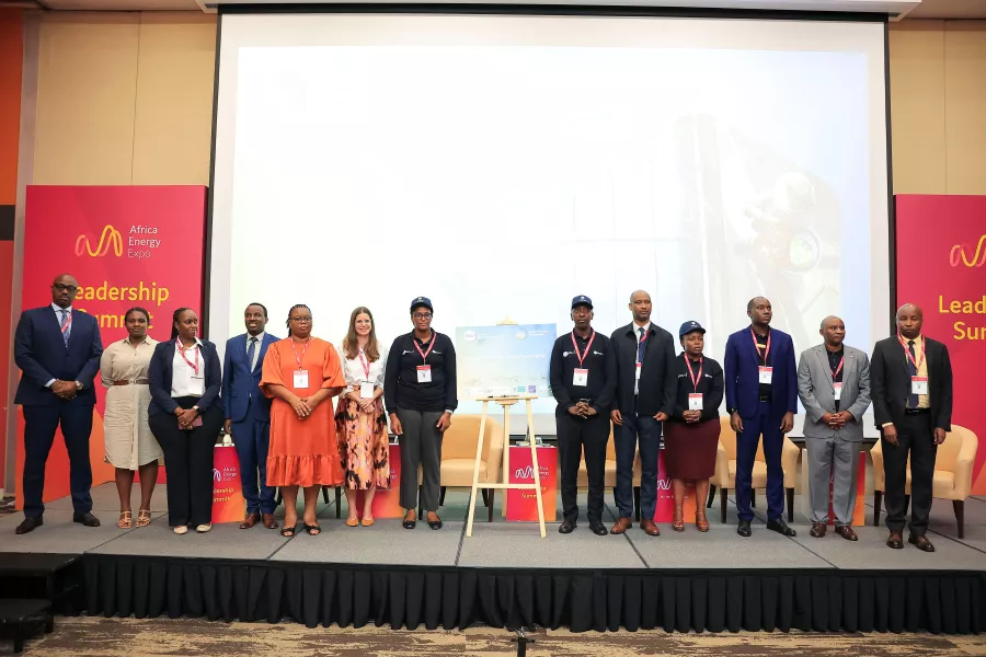 The group of partners during Power for Food Partnership launch event in Rwanda.