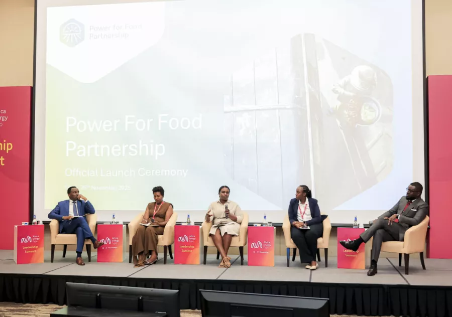 The panel discussion during the Rwanda launch event.