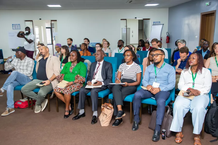 Participants following presentations at the Power for Food Partnership launch session during the Africa Food Systems Forum 2025, Dakar, Senegal. Photo: SNV